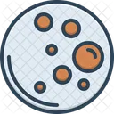 Luna Luna Llena Luna Creciente Icono