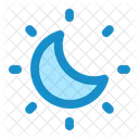 Luna Media Luna Noche Icon