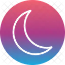 Luna Media Noche Icon