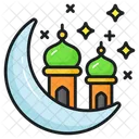 Luna Media Luna Ramadan Icono