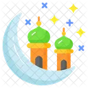 Luna Media Luna Ramadan Icono