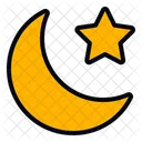 Luna Creciente Icono