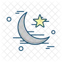 Media Luna Estrella Islamica Icono