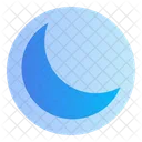 Luna creciente  Icono