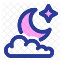 Luna creciente  Icono