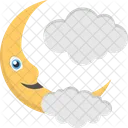 Luna nuvolosa  Icon