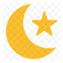 Luna Creciente Icono