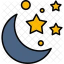 Luna y estrellas  Icon