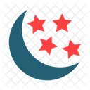 Luna Estrellas Noche Icon