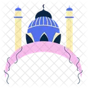Luna Y Mezquita Mezquita Arquitectura Icono