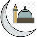 Luna y mezquita  Icono