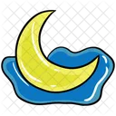 Lunar Eclipse Solar Eclipse Half Moon Icon
