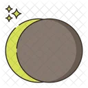 Lunar Eclipse Moon Sun Icon