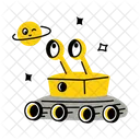 Lunar Rover Bot Robotics Icon