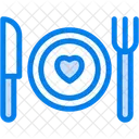 Lunch Meal Plate Icon