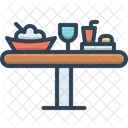 Lunch Food Table Icon
