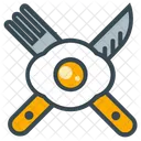 Lunch Fried Egg Icon
