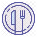 Knife Fork Plate Icon