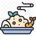 Lunch Fried Rice Meal Icon