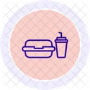 Lunch Line Icon Icon