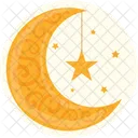 Lune Islamique Priere Icône