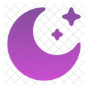 Etoiles De Lune Lune Demi Lune Icon