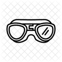 Lunettes Pilote Protection Icône