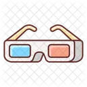 Lunettes 3D  Icône