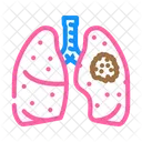 Lung Cancer Breast Icon