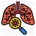 Infected Lung Check Infect Icon