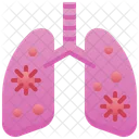 Lung Infected Virus Disease Icon