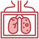 Lung Infections Covid Contagious Illness Icon
