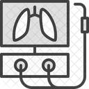 Lung Ventilator Coronavirus Icône