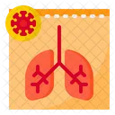 Lungs Covid Virus Icon