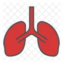 Lunge Medizin Organ Symbol