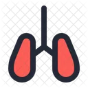 Lunge Bronchodilatator Inhalator Symbol