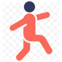 Lunge Stretch Exercise Icon