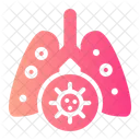 Lungs Pneumonia Respiratory System Icon