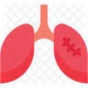 Lungs Healthcare And Medical Scalpel Icon