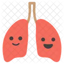 Lungs Respiratory System Body Organ Icon