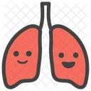 Lungs Respiratory System Body Organ Icon