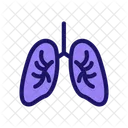 Lungs Healthy Unhealthy Icon