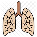 Lungs Breathing Corona Icon