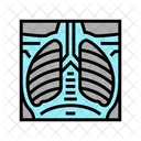 Lungs X Ray Color Icon