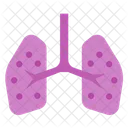Lungs Organ Disease Infection Icon