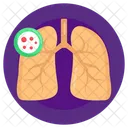 Bronchi Cancer Lungs Cancer Malignant Tumor Icon