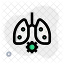 Lungs Infected Lungs Corona Lungs Health Icon