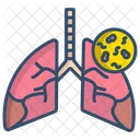 Lungs Infection Virus In Lungs Pneumonia Icon