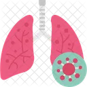 Lungs Infection Due To Corona Corona Lungs Icon