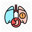 Lungs Infection Lung Breathing Icon